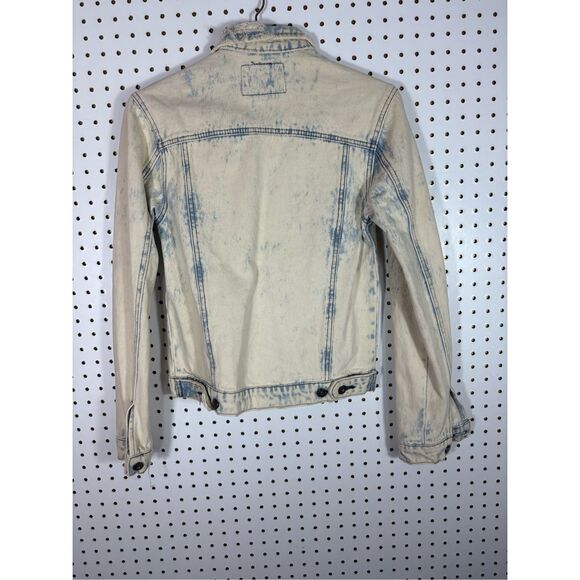 Carmar acid washed distressed denim jacket size Xs - Picture 2 of 8